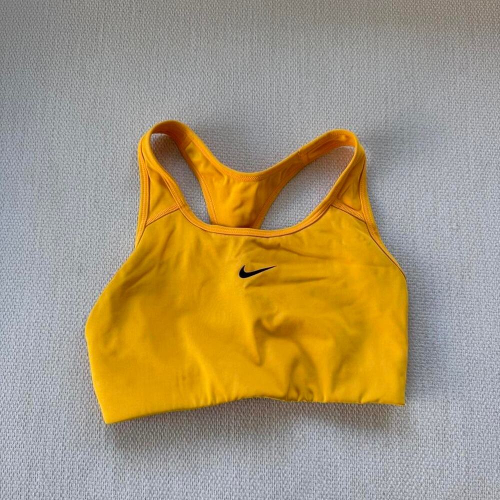 Nike dri fit mustard yellow swoosh